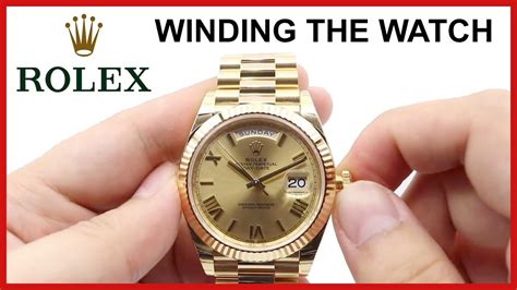 how do you wind a fake rolex
